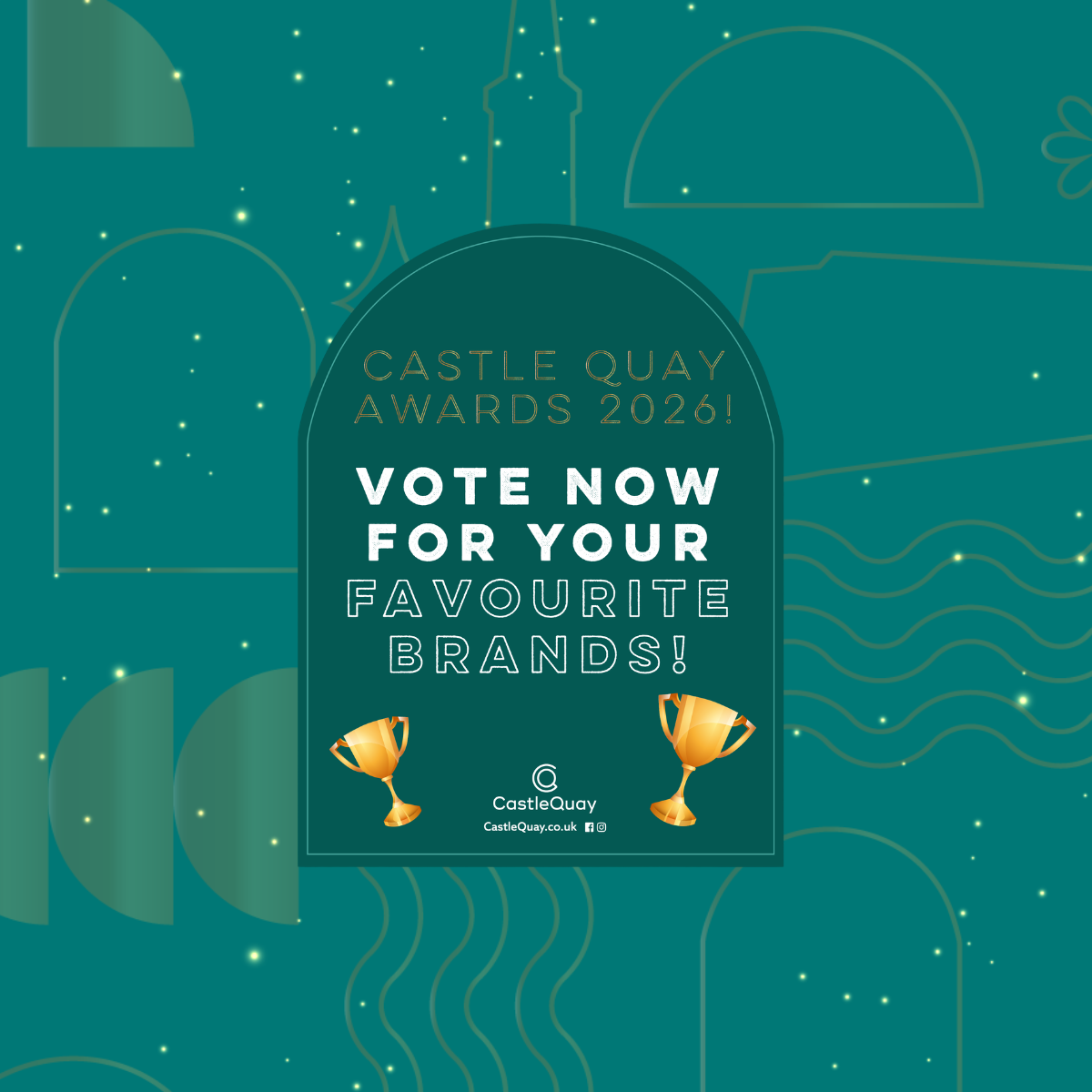 Castle Quay Awards graphic